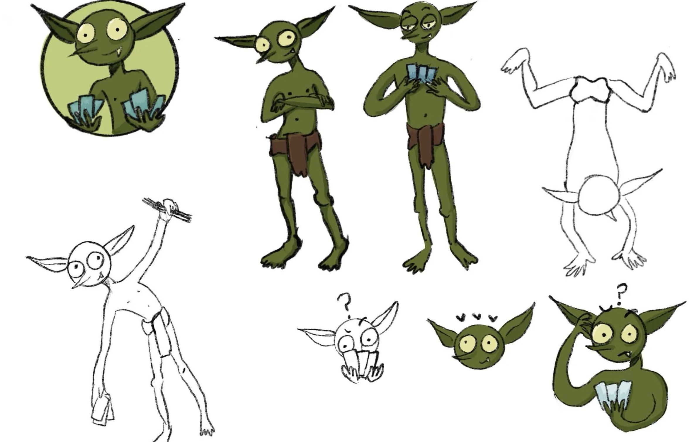 Margo's work on our mascot - geebo